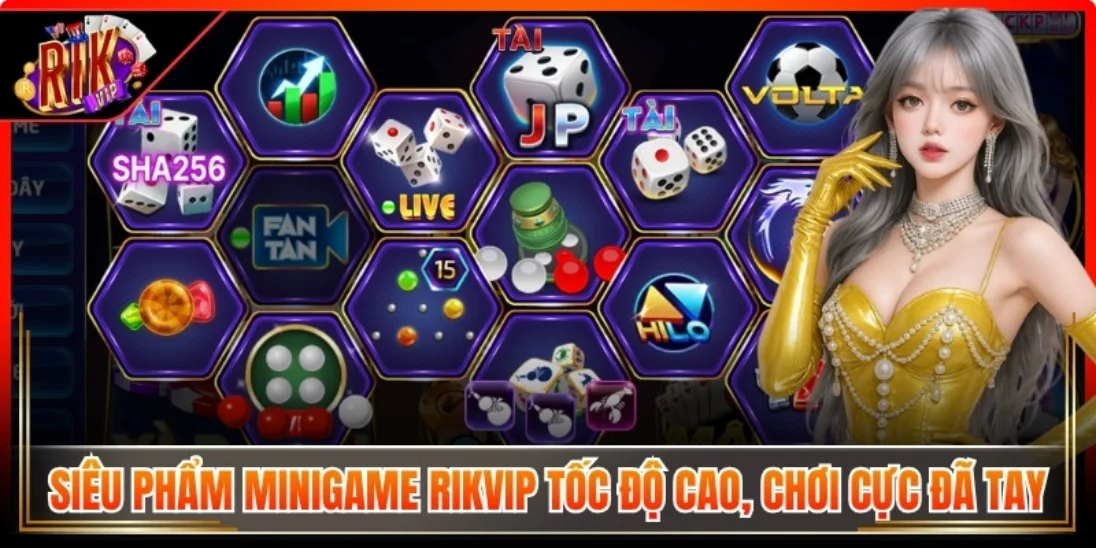 Minigame Rikvip tốc độ cao, chơi cực đã tay